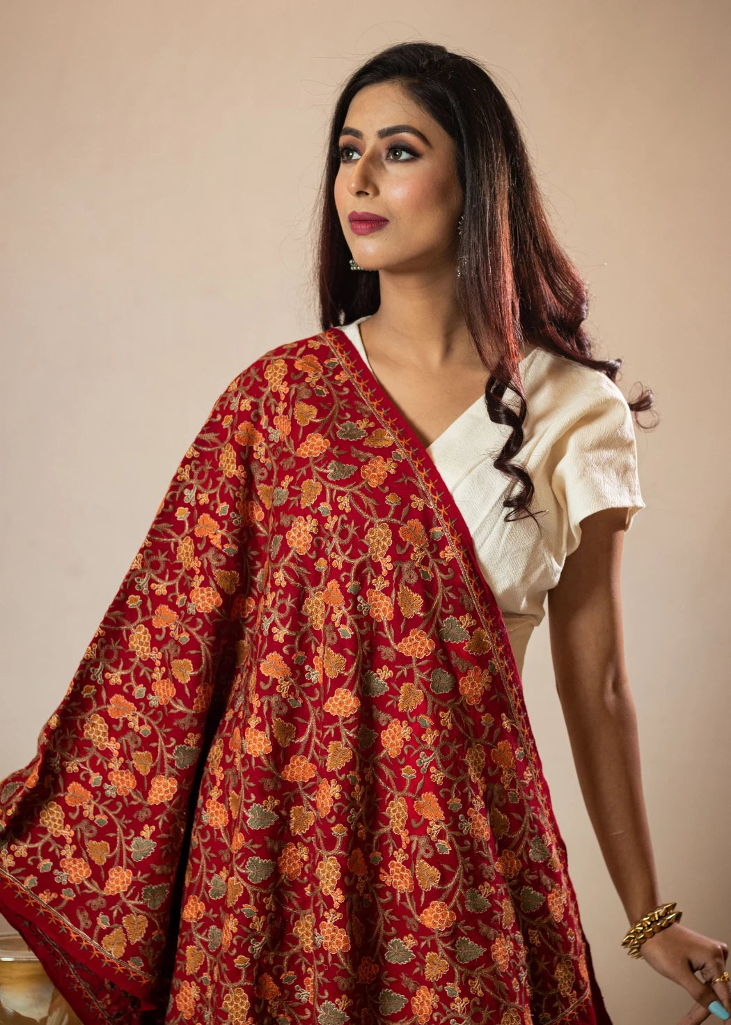 Embroidered Shawls and Stoles