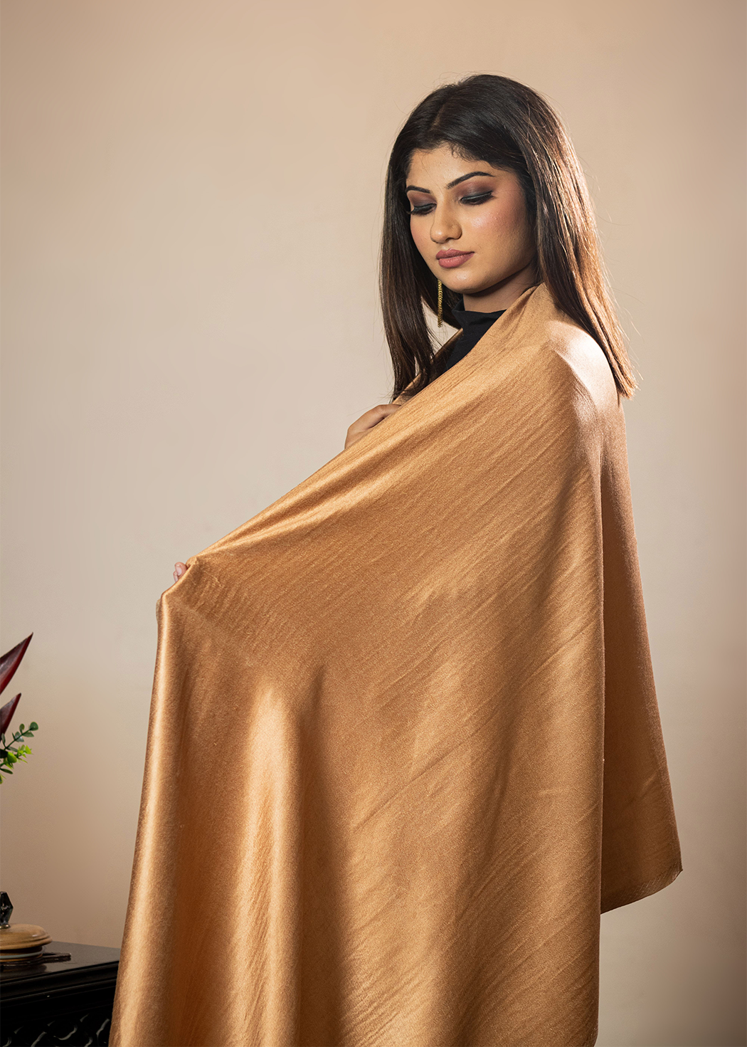 Masudh unisex super sheen extra soft silk stole